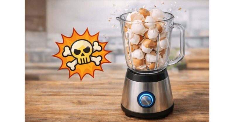 卵の殻を煮沸殺菌しないで粉砕